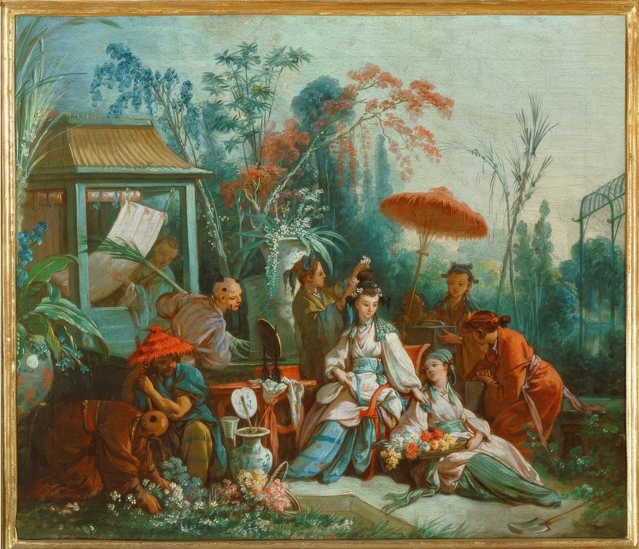 Ogród chiński autorstwa François Boucher