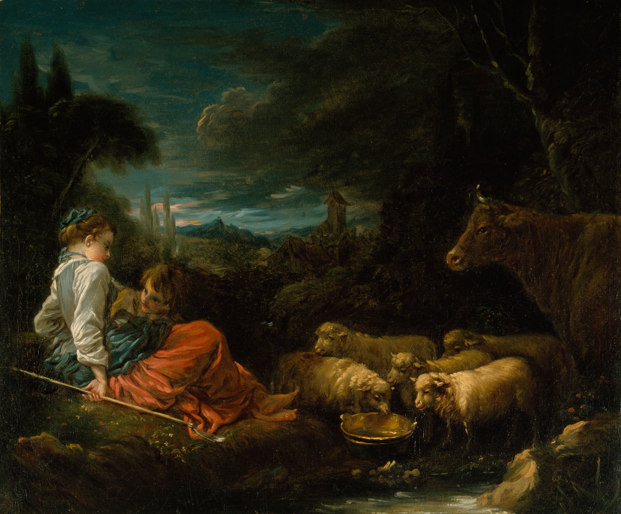 Pasterski autorstwa François Boucher