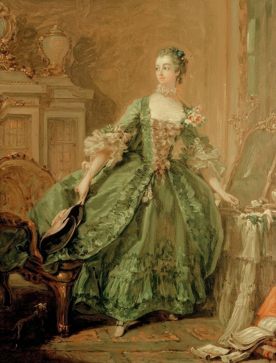 Portret Madame de Pompadour autorstwa François Boucher