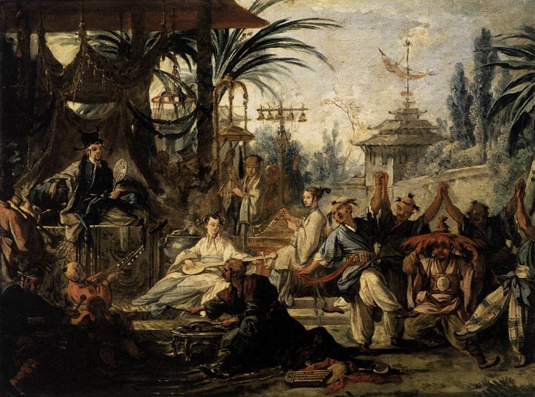 Taniec chiński autorstwa François Boucher