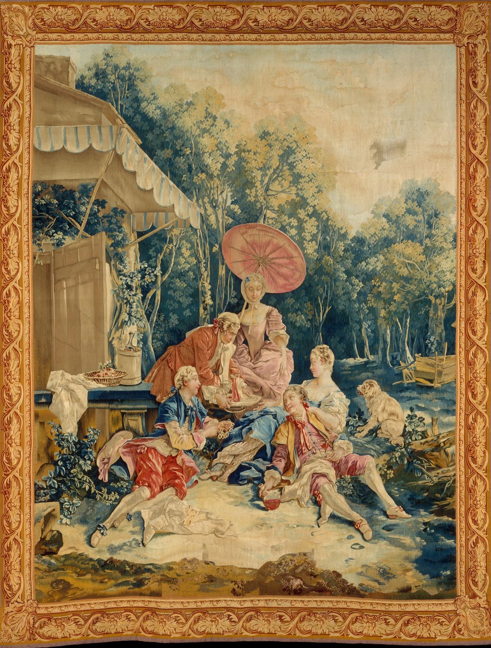 Zestawienie z zestawu włoskich scen wiejskich autorstwa François Boucher