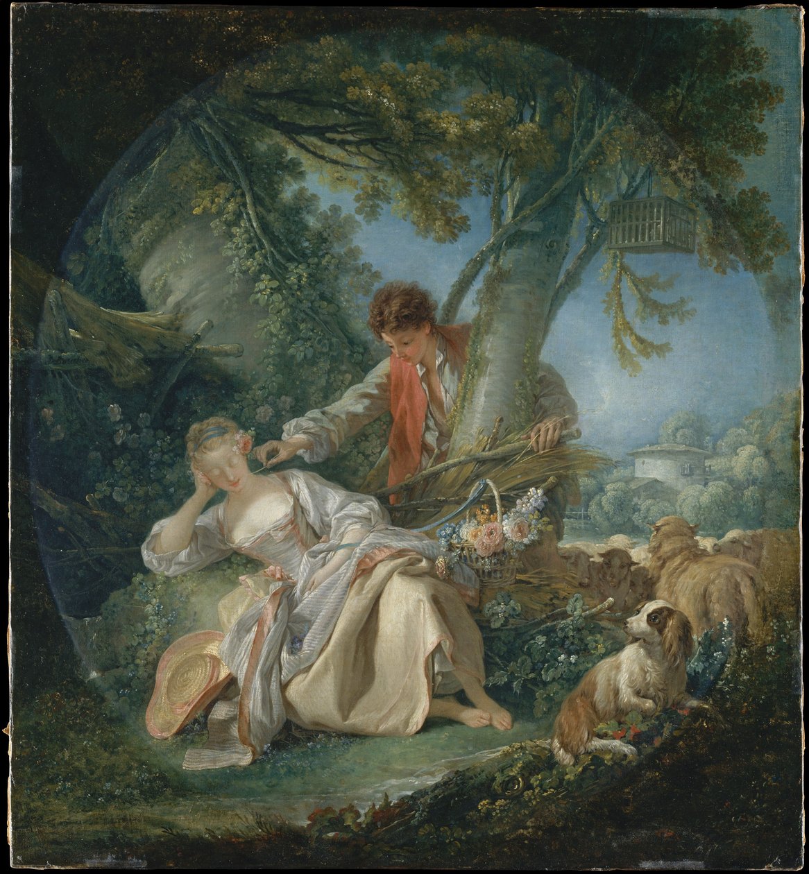 Przerwany sen autorstwa François Boucher
