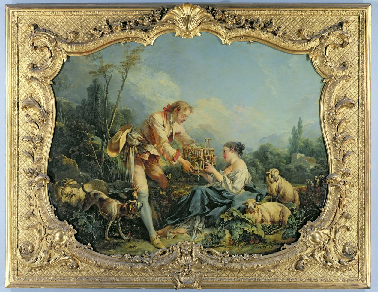 Zobowiązany Pasterz autorstwa François Boucher