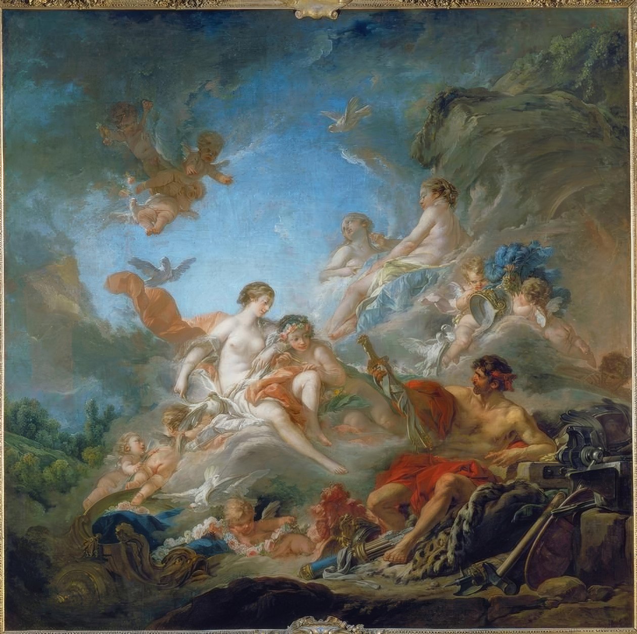 Wenus w kuźni wulkanu autorstwa François Boucher