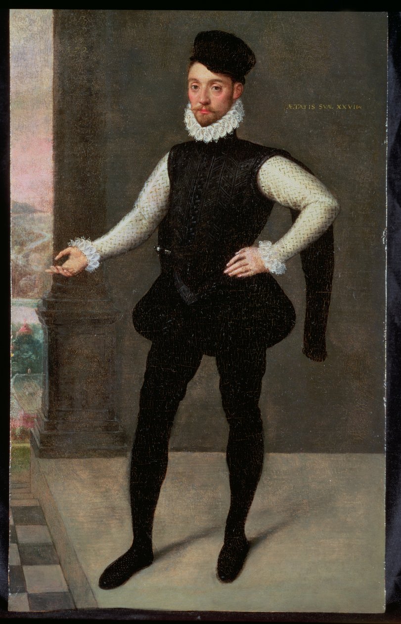 Portret młodego mężczyzny autorstwa François Clouet