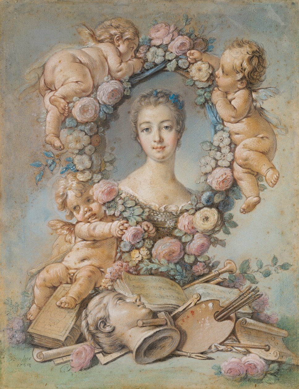 Madame de Pompadour autorstwa François Boucher