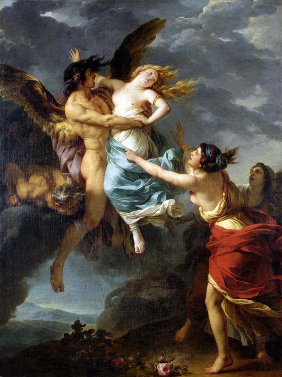 Gwałt Orythii, 1782. autorstwa François André Vincent