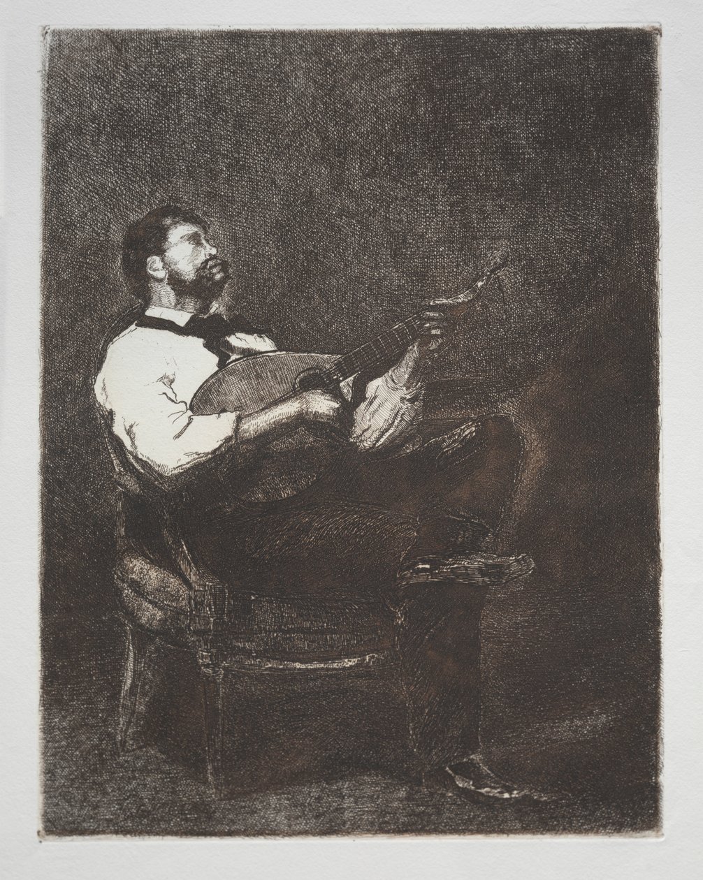 Gitarzysta autorstwa François Bonvin