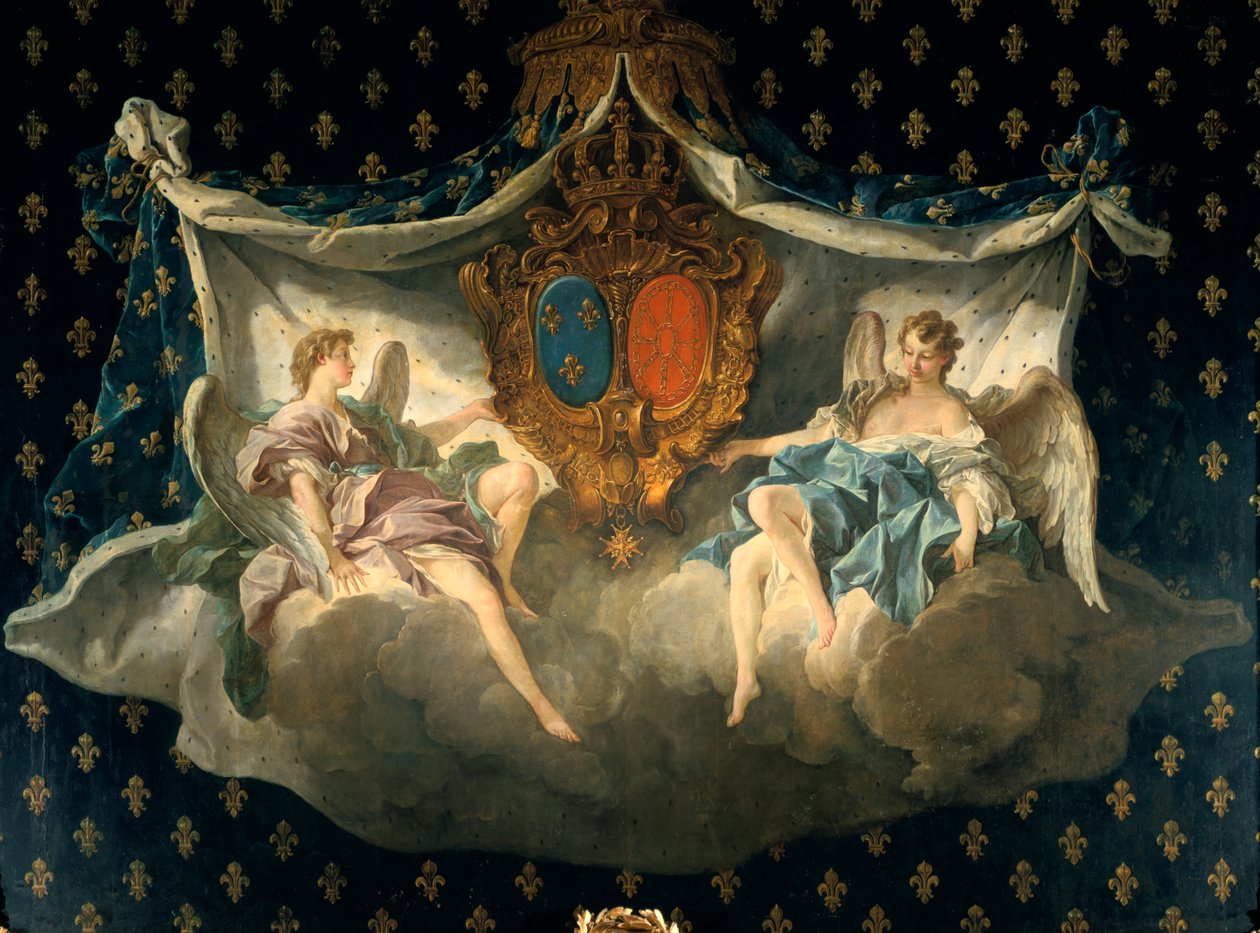 Alegoria Francji i Nawarry, 1740 autorstwa François Boucher