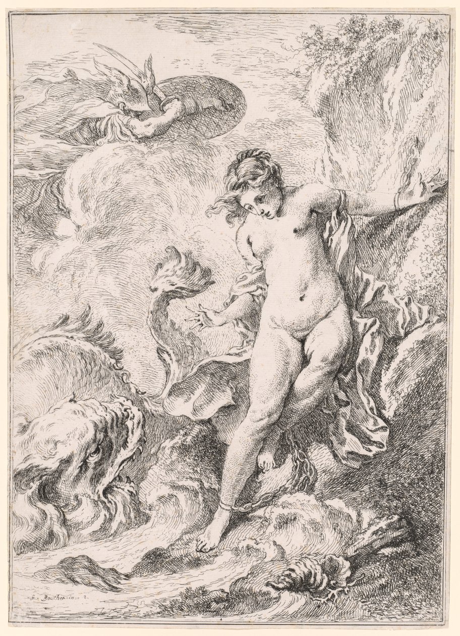 Andromeda Andromede, 1734. autorstwa François Boucher