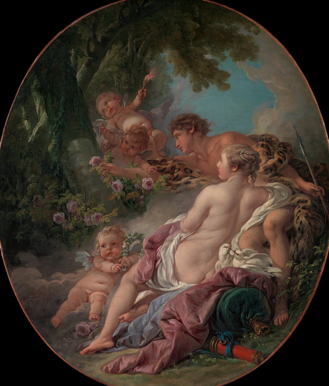 Angelica i Medoro, 1763. autorstwa François Boucher