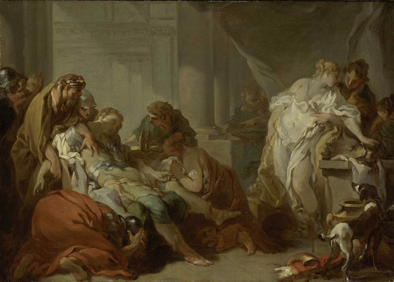 Śmierć Meleagera, 1727. autorstwa François Boucher