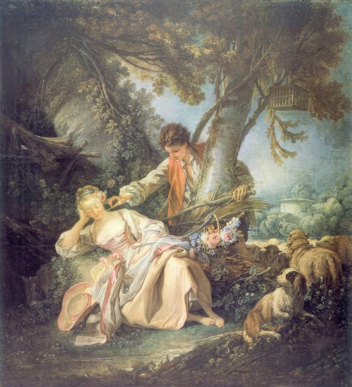 Zakłócony sen autorstwa François Boucher