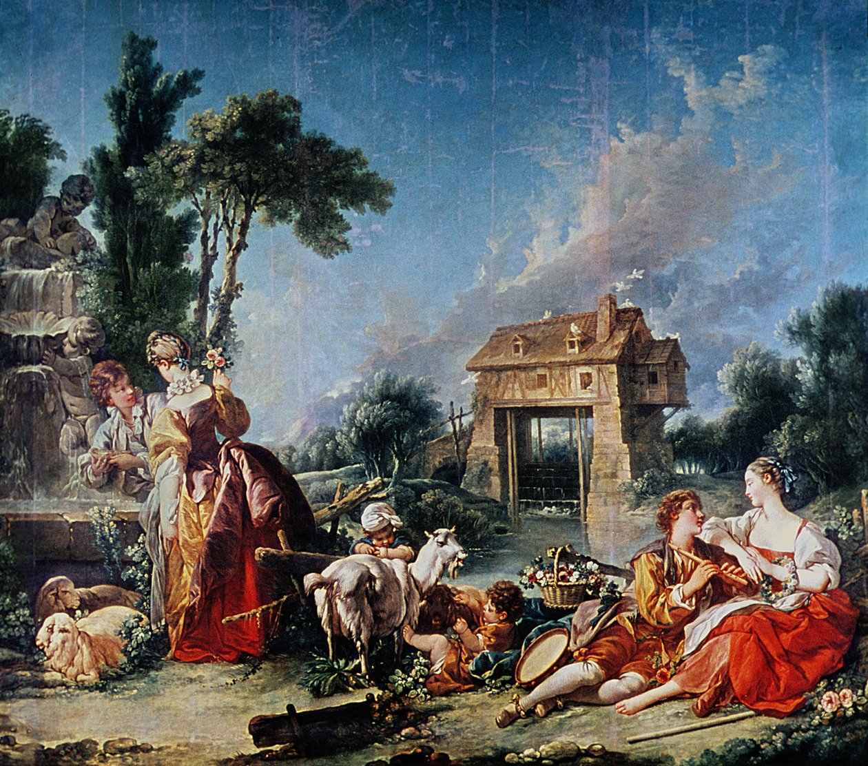 Fontanna Miłości, 1748 autorstwa François Boucher