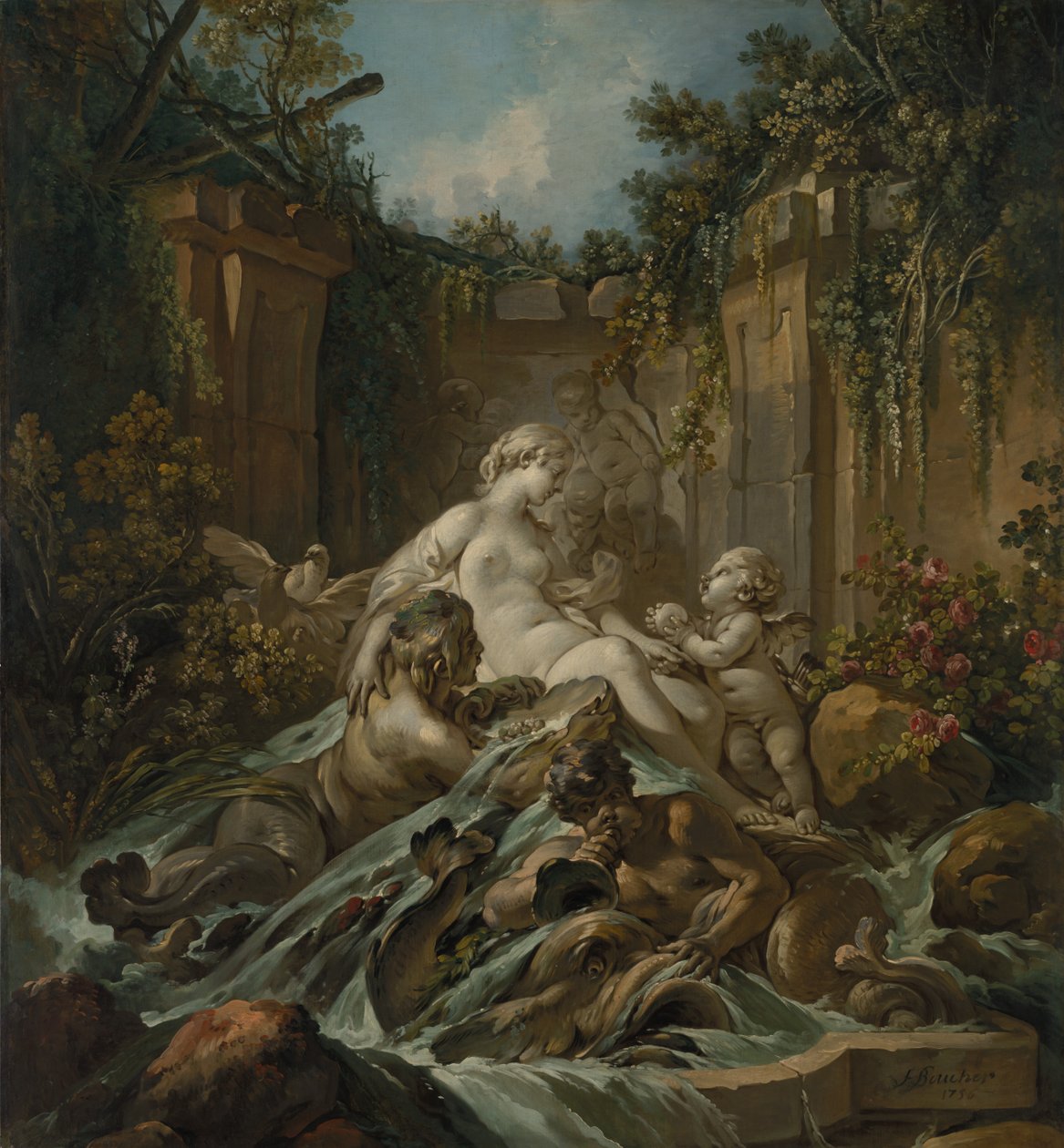 Fontanna Wenus autorstwa François Boucher