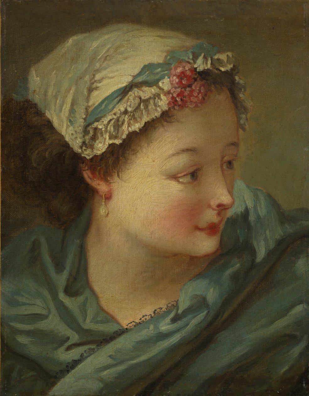 Głowa młodej kobiety autorstwa François Boucher