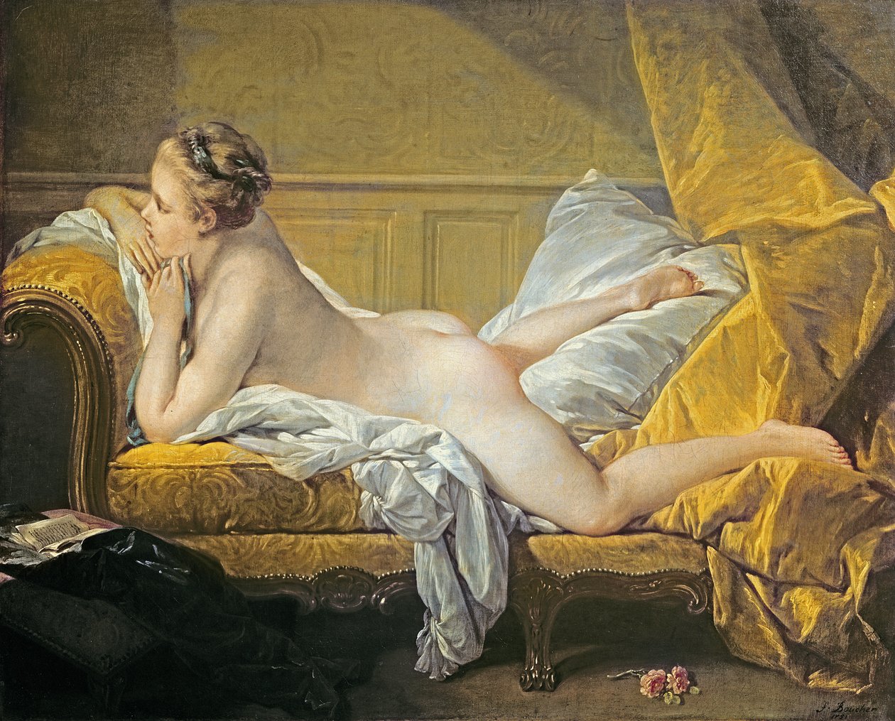 Akt w pozycji leżącej (Miss OMurphy) autorstwa François Boucher