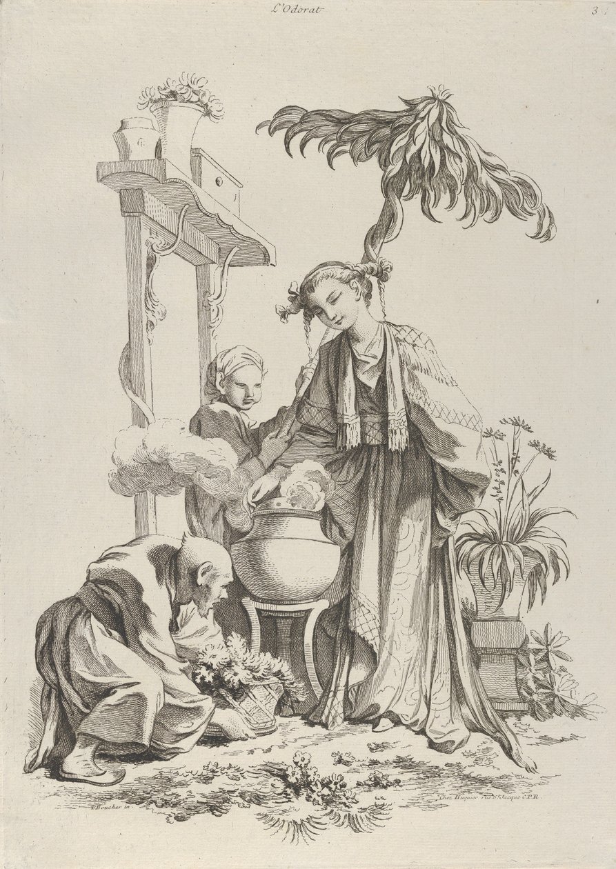 Zapach, 1720-70. autorstwa François Boucher