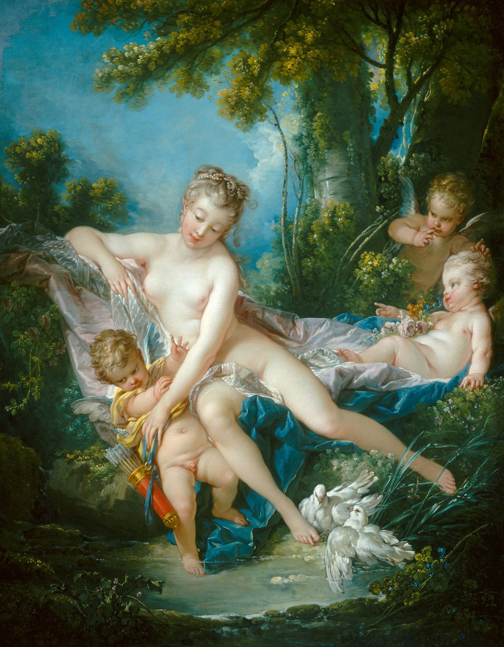 Kąpiel Wenus, 1751. autorstwa François Boucher