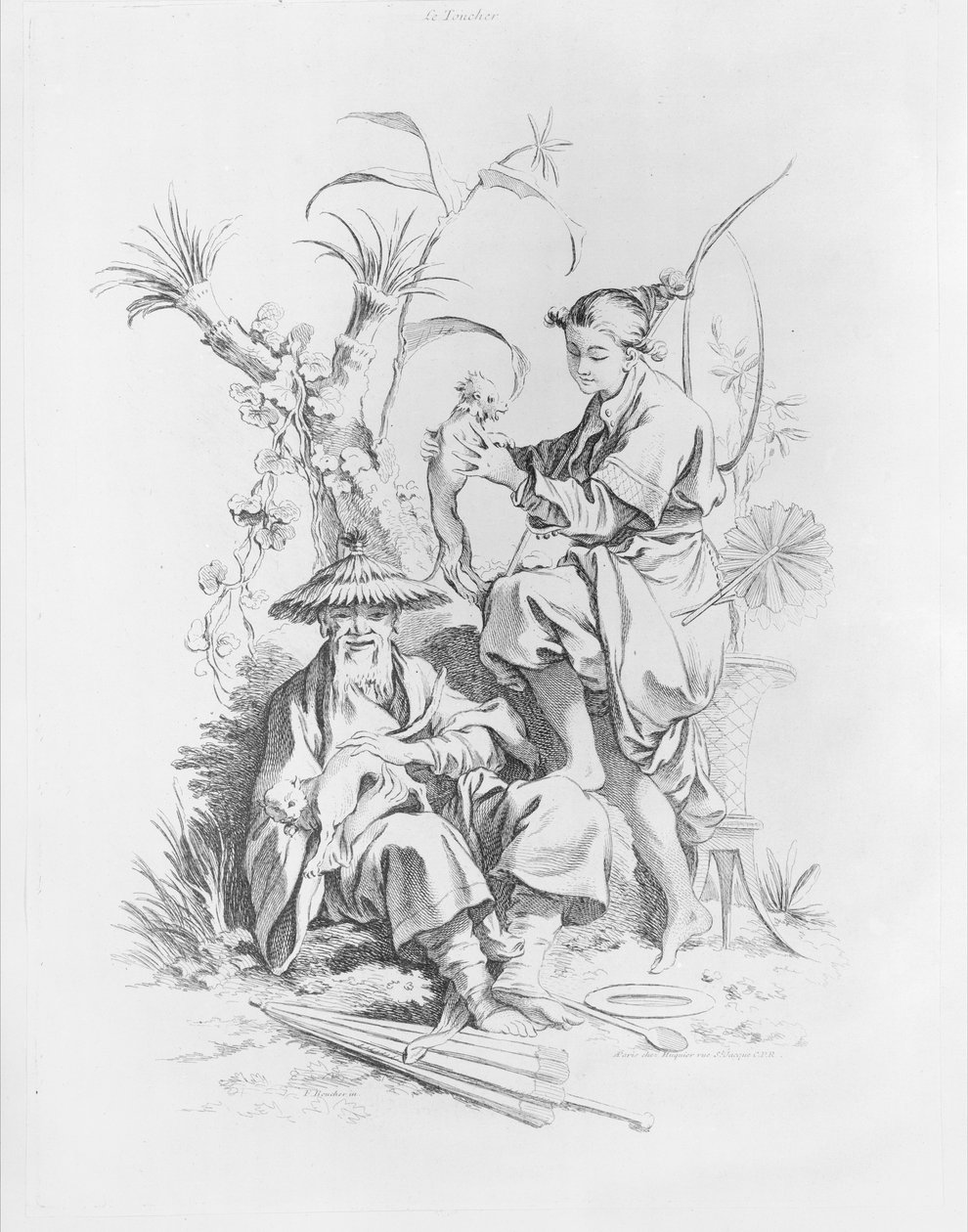Pięć zmysłów, 1720-70. autorstwa François Boucher