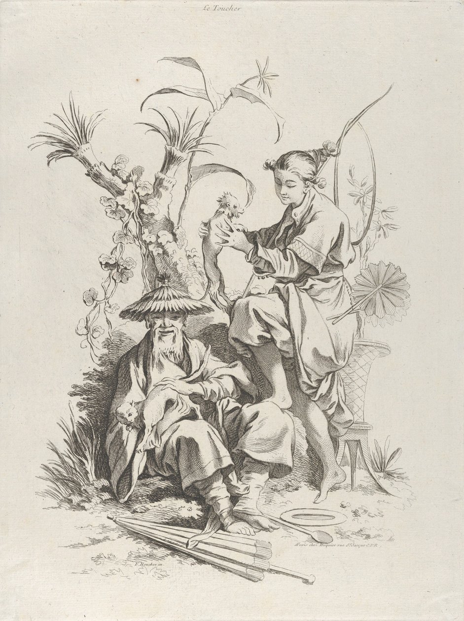 Dotyk, 1720-70. autorstwa François Boucher