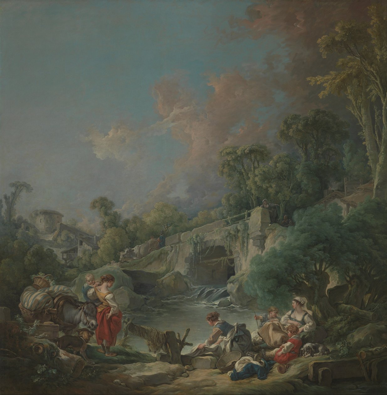 Praczki, 1768 autorstwa François Boucher