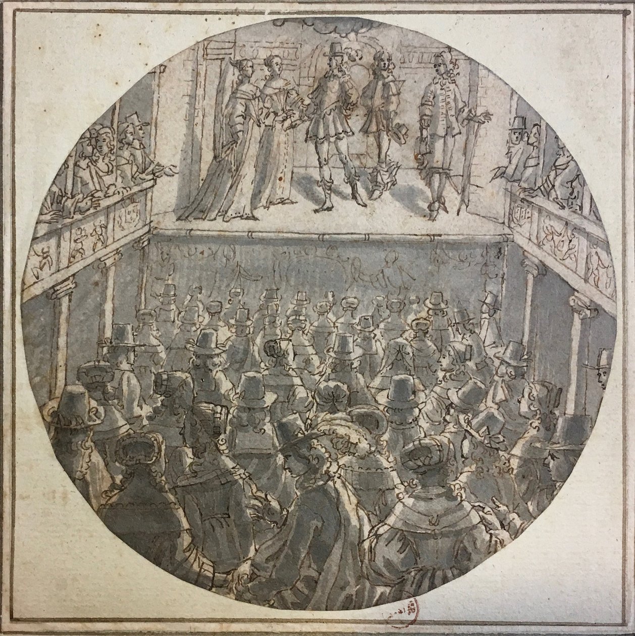 La Comédie autorstwa Francois Chauveau