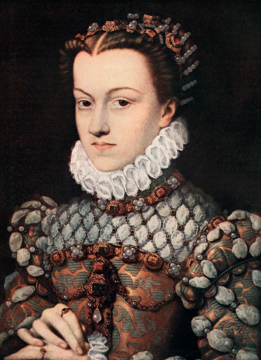 Księżniczka Elżbieta Austriacka, ok. 1571 1910. autorstwa François Clouet