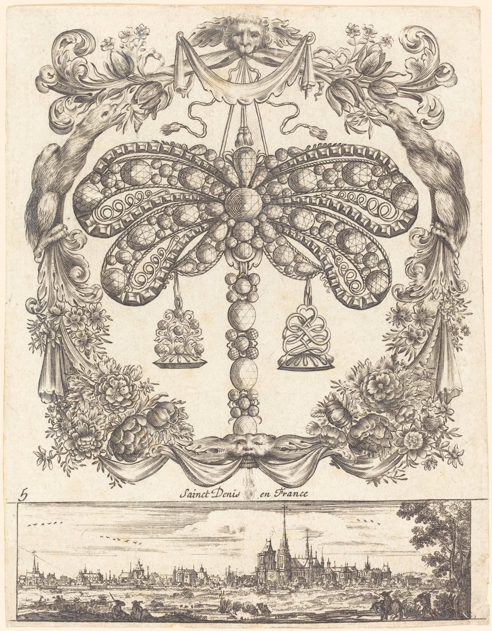 Saint Denis we Francji autorstwa François Le Febvre