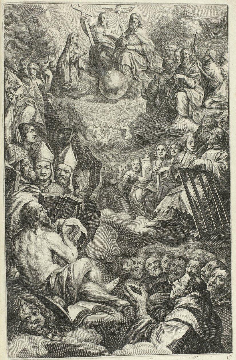 Święta Trójca Życie Chrystusa (tytuł serii) autorstwa François Stuerhelt (possibly)