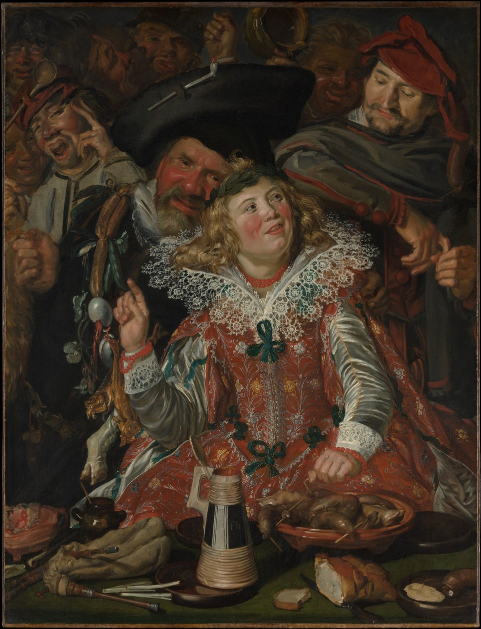 Wesołkowie na Zapusty autorstwa Frans Hals