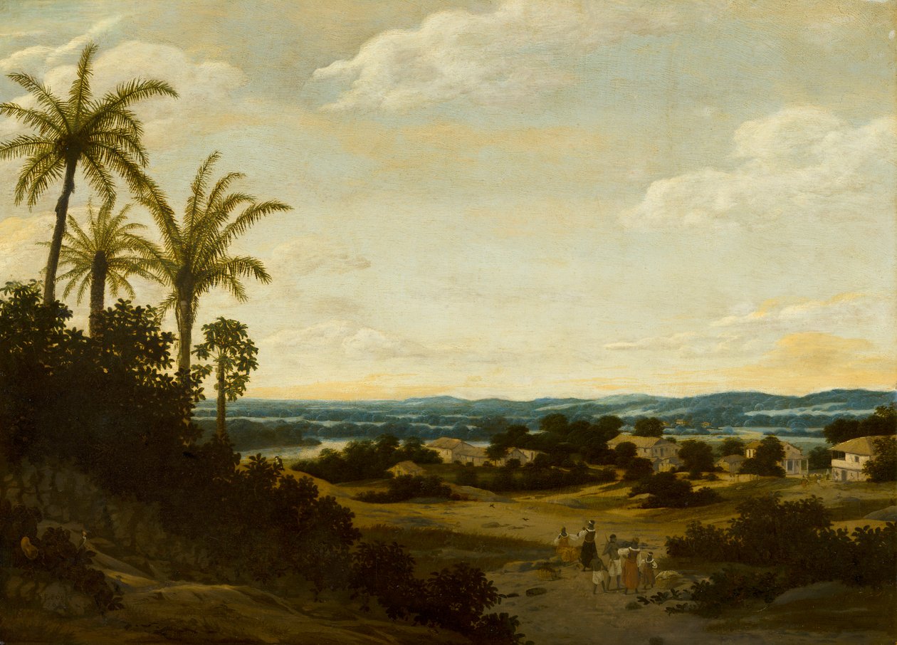 Brazylijski krajobraz autorstwa Frans Post