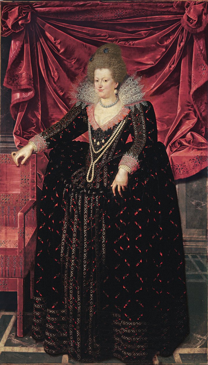 Portret Marii de ’Medici autorstwa Frans Pourbus the Younger