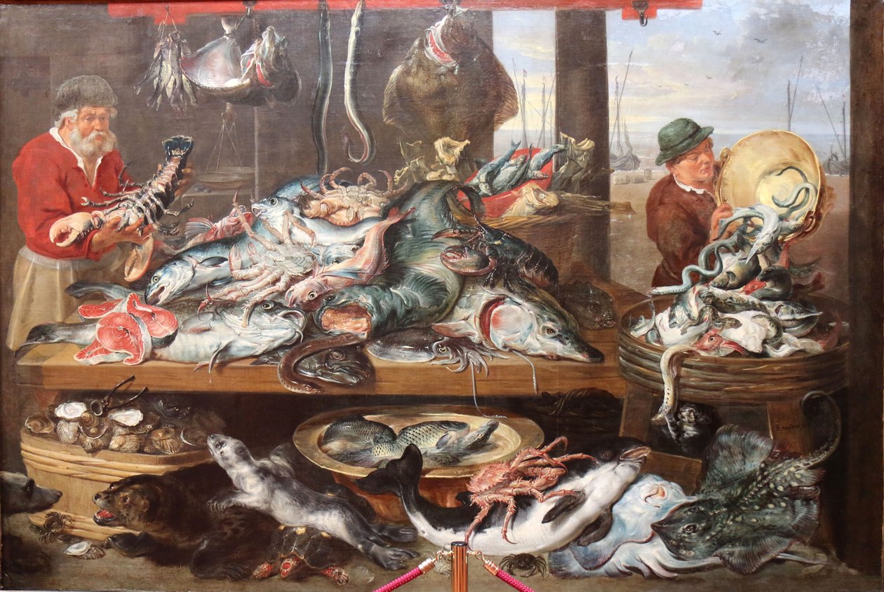 Sklep rybny autorstwa Frans Snyders or Snijders
