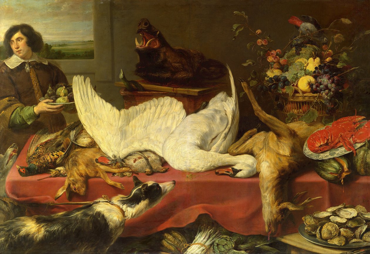 Martwa natura z łabędziem autorstwa Frans Snyders or Snijders