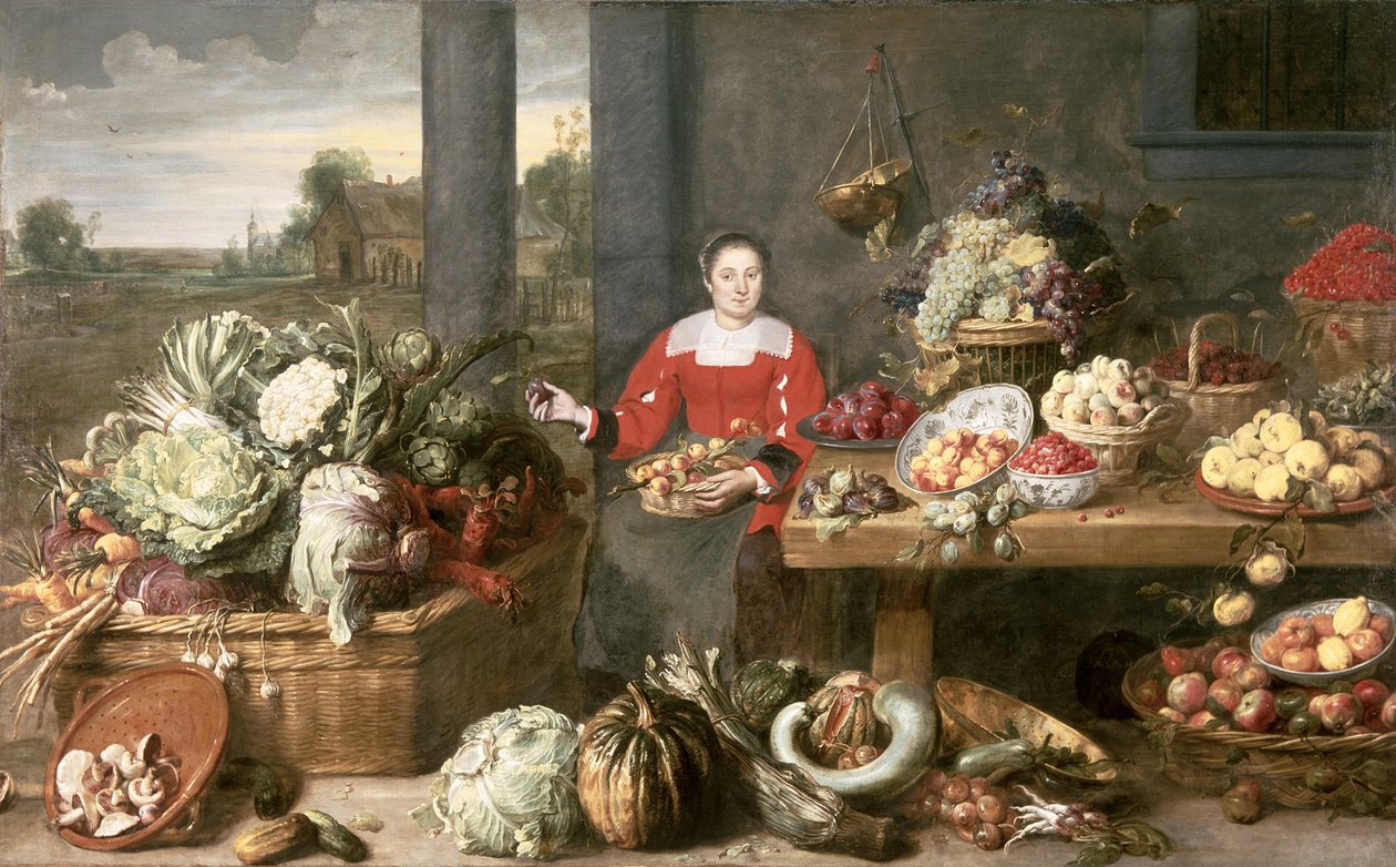Stragan z owocami autorstwa Frans Snyders or Snijders