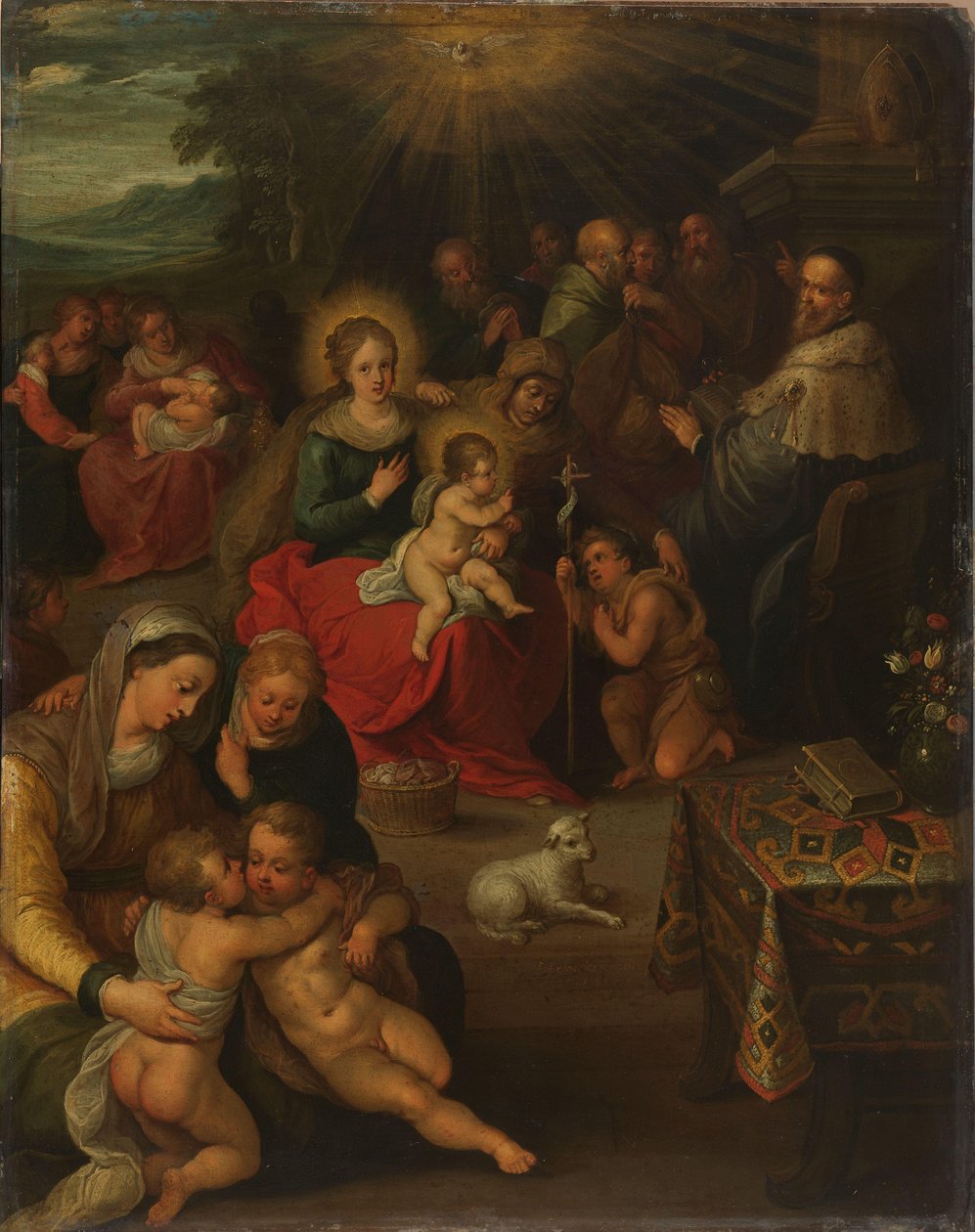 Święte pokrewieństwo autorstwa Frans Francken (II)