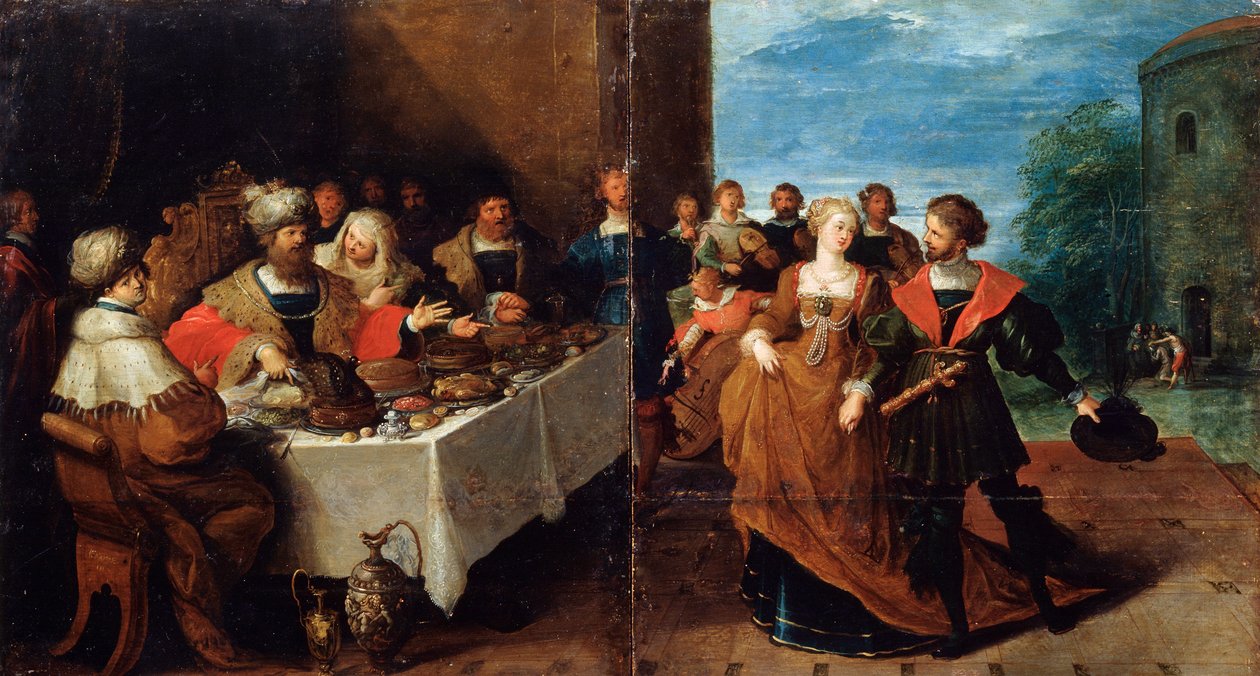 „Uczta Heroda”, XVII wiek autorstwa Frans Francken II