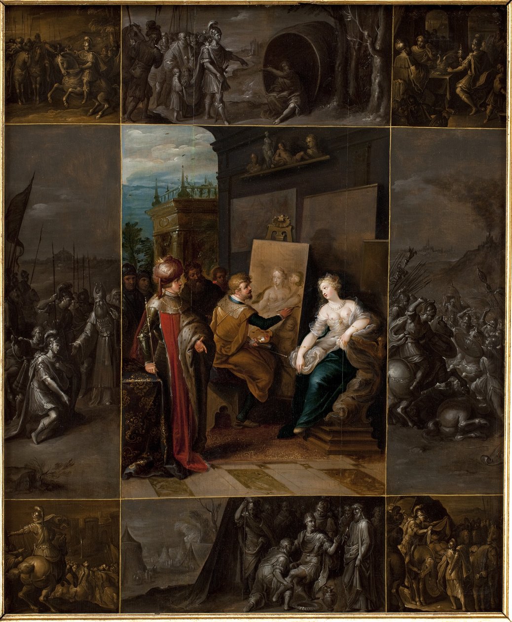 Apelles Malowanie Campaspe autorstwa Frans Francken d.Y.