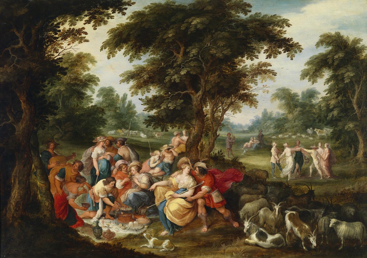 Arkadii. Złoty wiek autorstwa Frans Francken the Younger