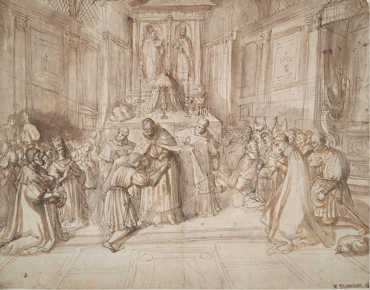 Rycerz młodego mężczyzny [?] autorstwa Frans Francken the Younger