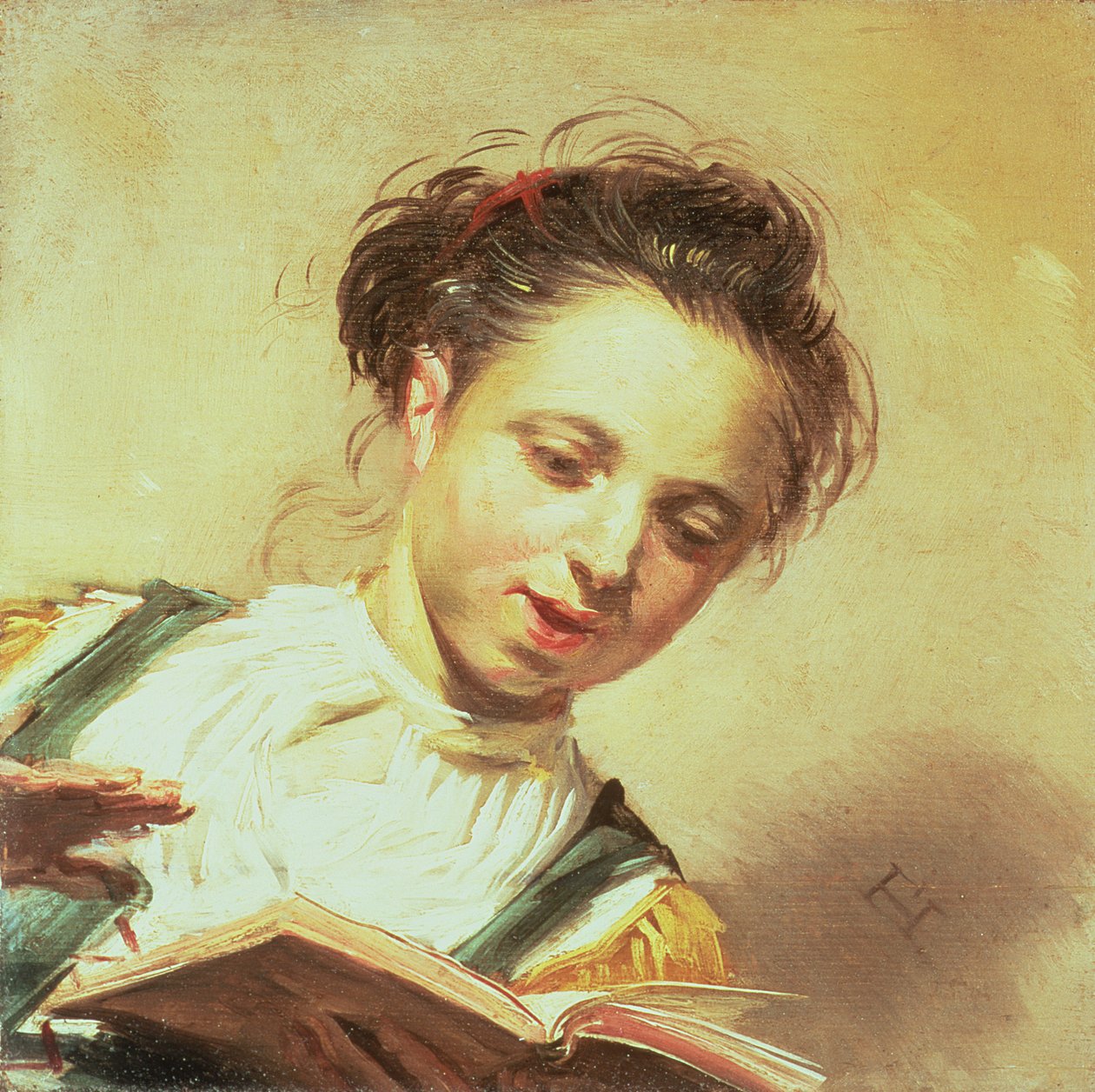 Śpiewająca dziewczyna autorstwa Frans Hals