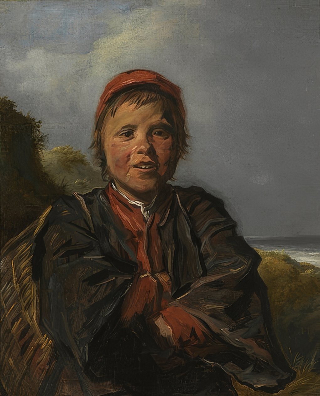 Chłopiec rybak. Około 1630-33 autorstwa Frans Hals