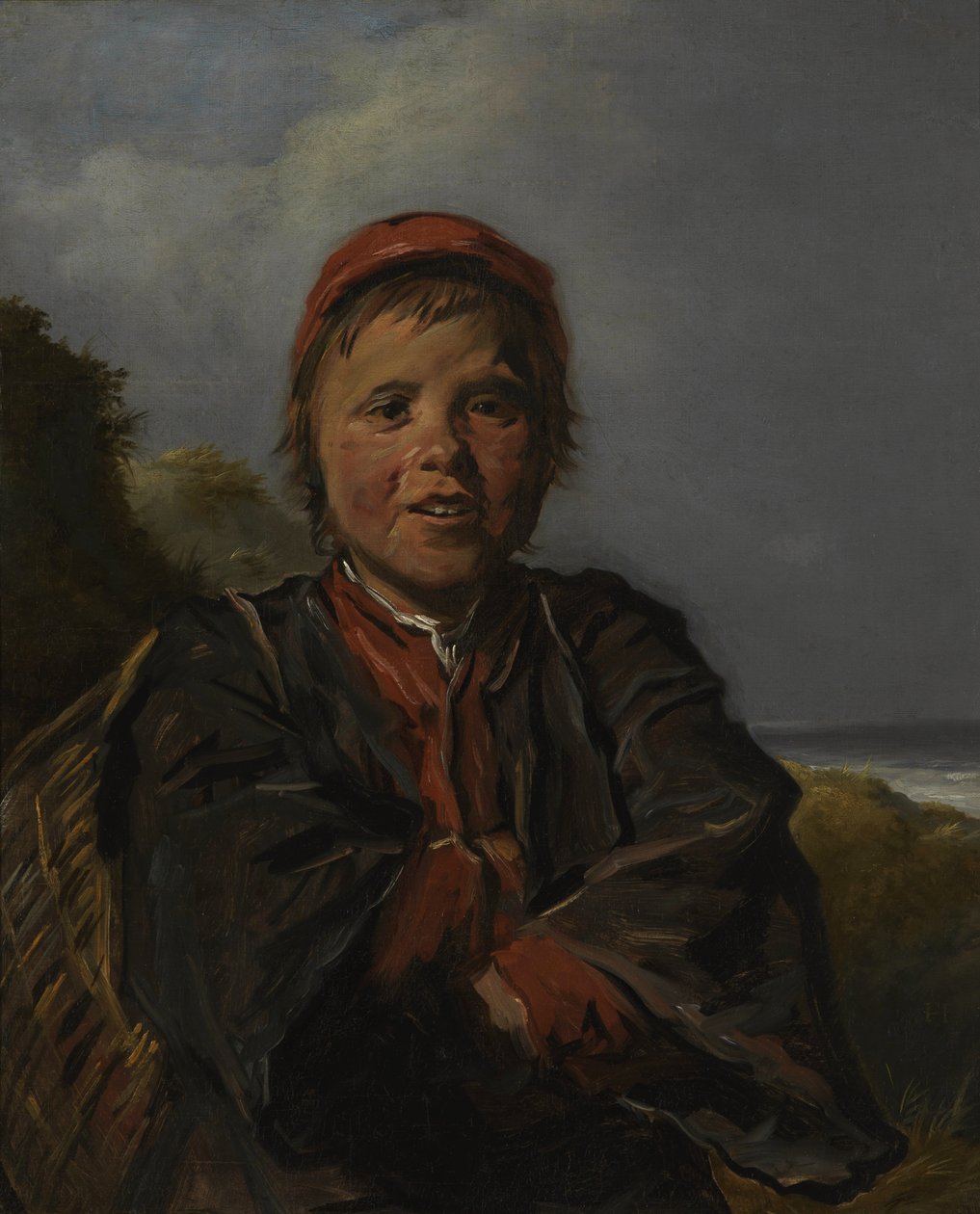 Rybak w krajobrazie autorstwa Frans Hals