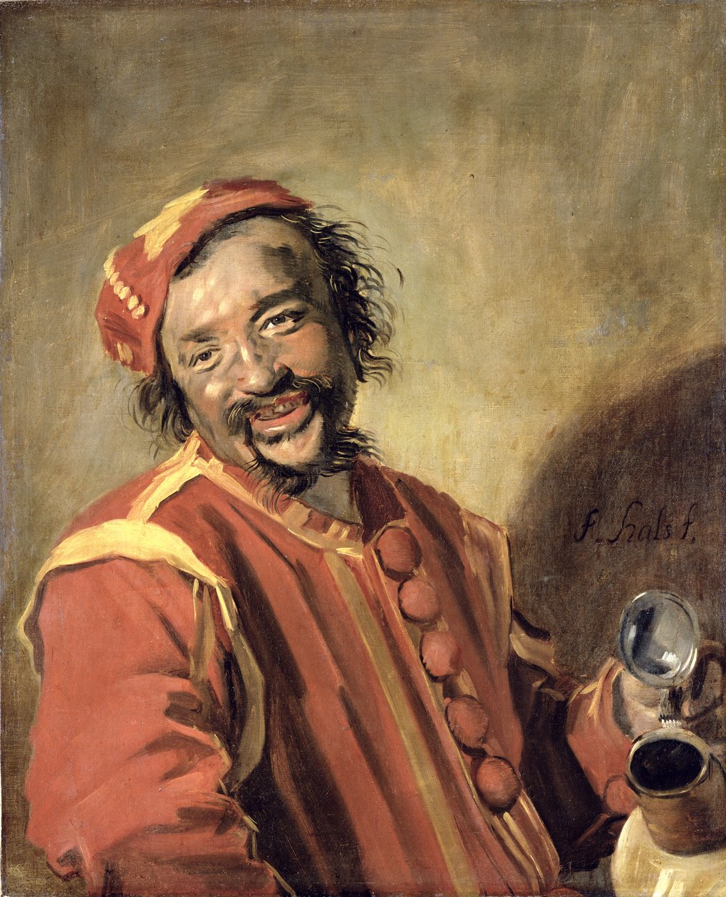 Peeckelhaering (Wesoły biesiadnik) autorstwa Frans Hals
