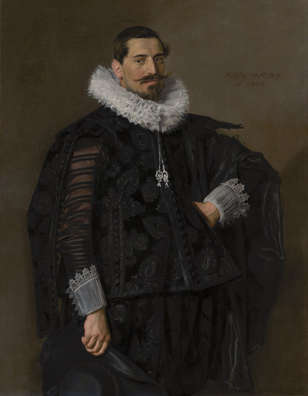 Portret Jakuba Olikana, 1625 autorstwa Frans Hals