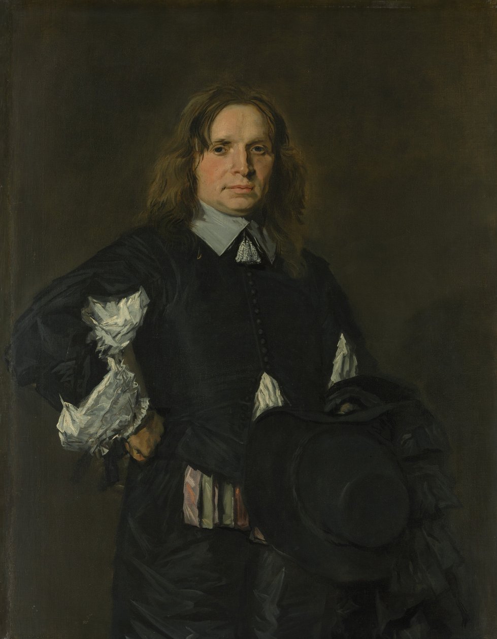 Portret mężczyzny, początek lat 50. XVII wieku. autorstwa Frans Hals