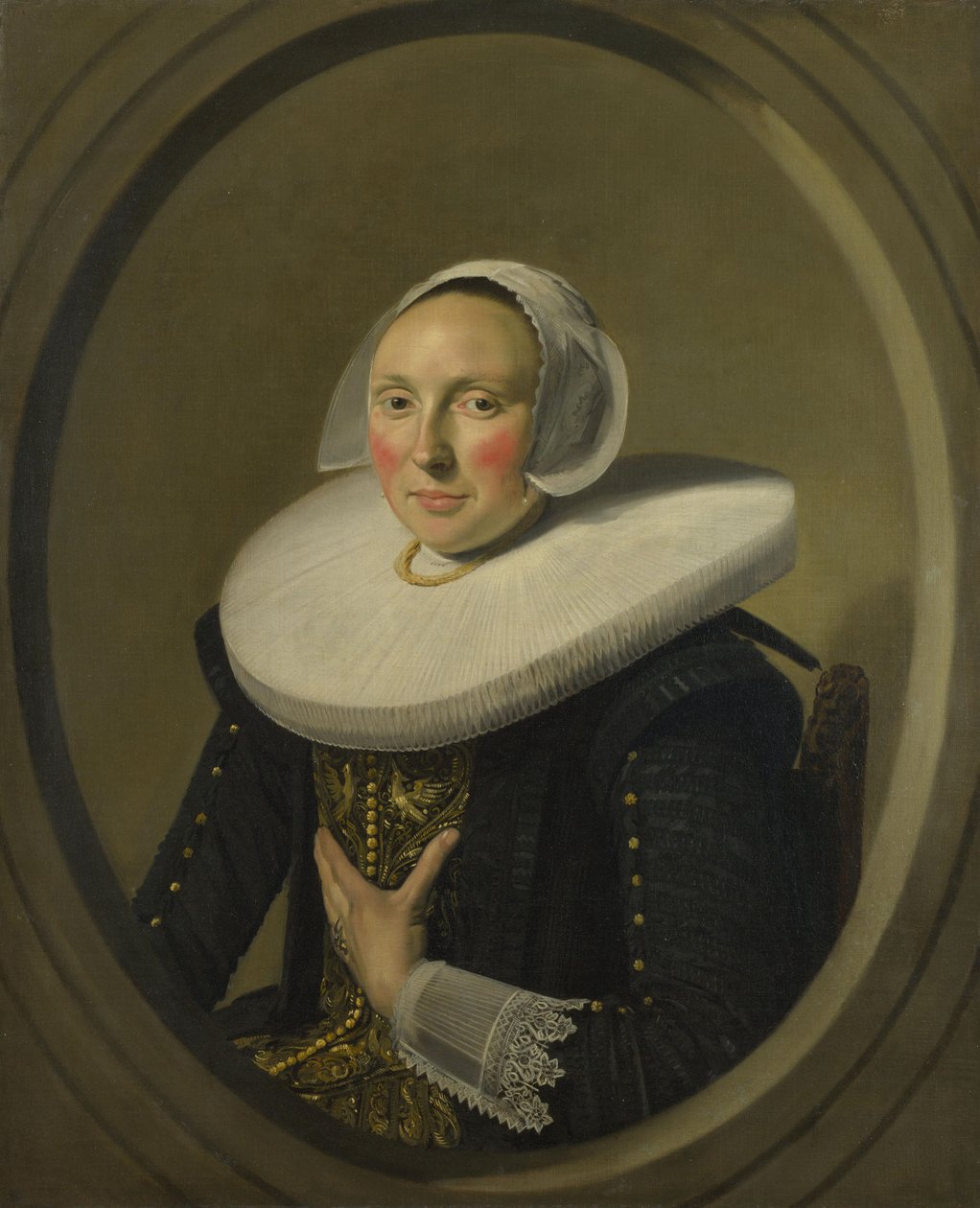 Portret kobiety (Marie Larp) autorstwa Frans Hals
