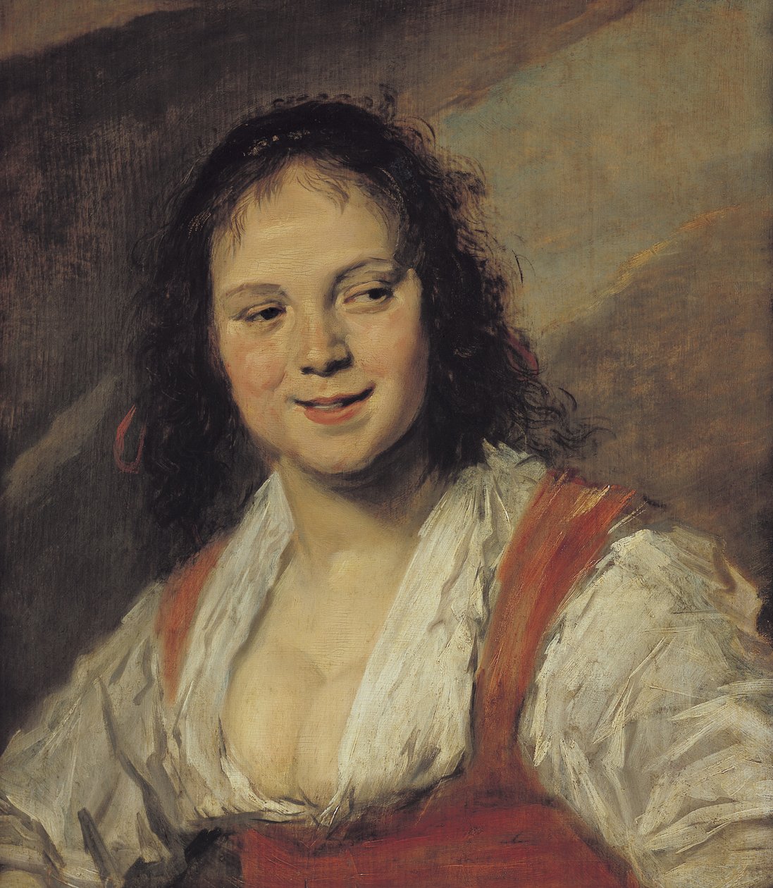 Cyganka, ok. 1628-30 (panel) autorstwa Frans Hals