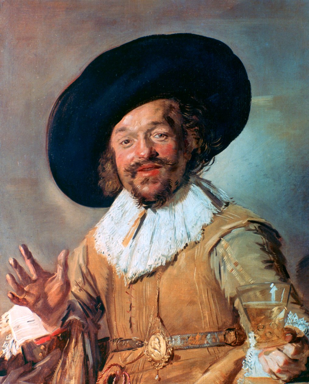 Wesoły pijący, 1628-1630 autorstwa Frans Hals
